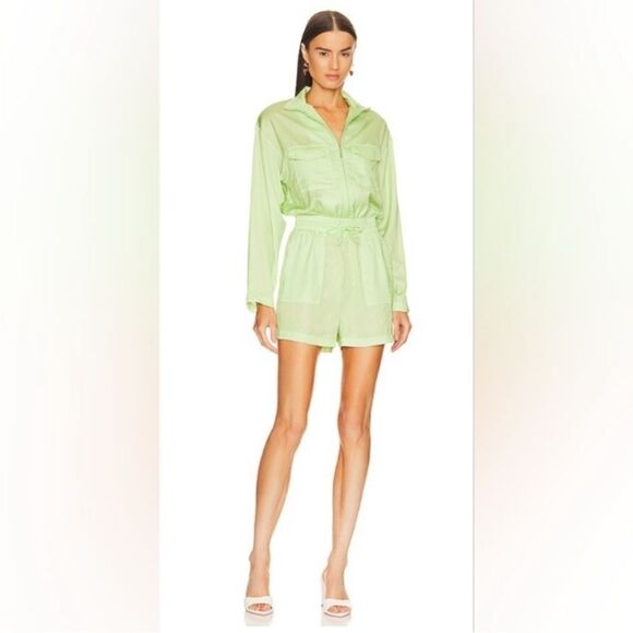 NWT Plush silky flight suit Romper M - Picture 1 of 13